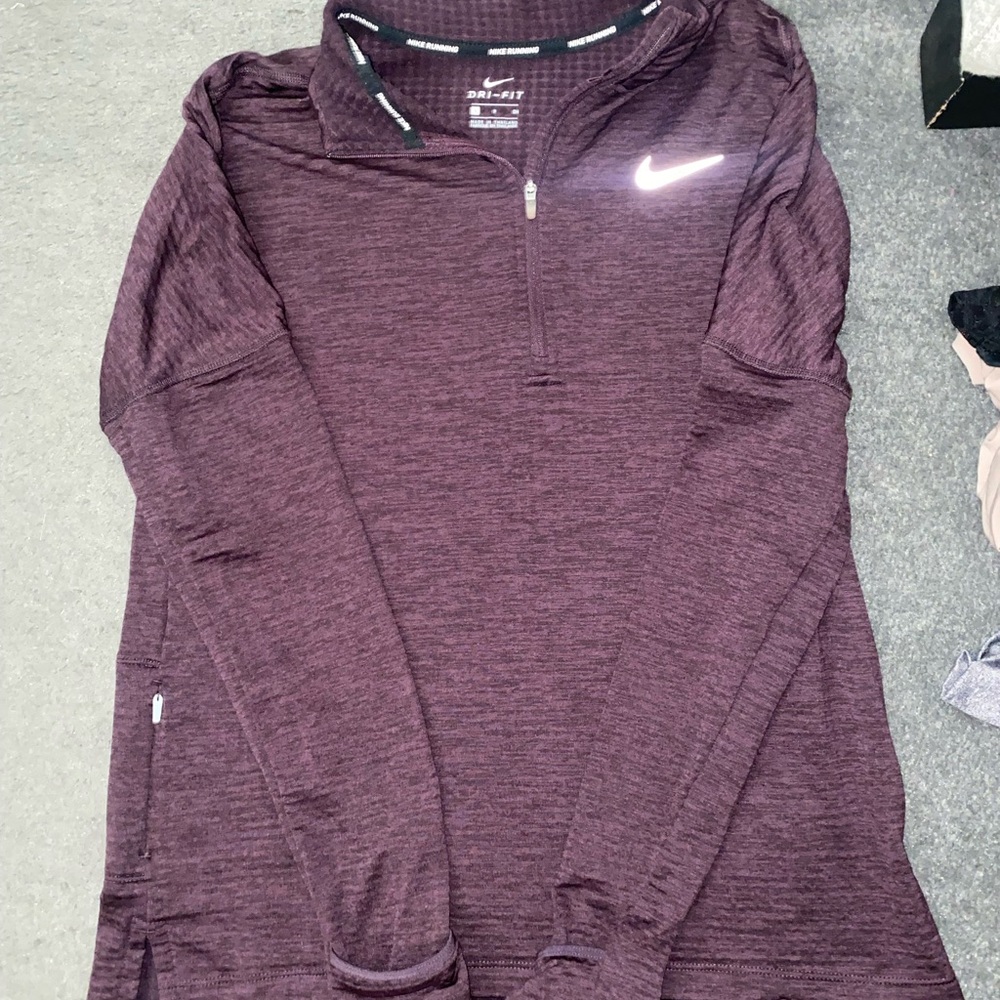 Nike Purple Quarter-Zip Pullover